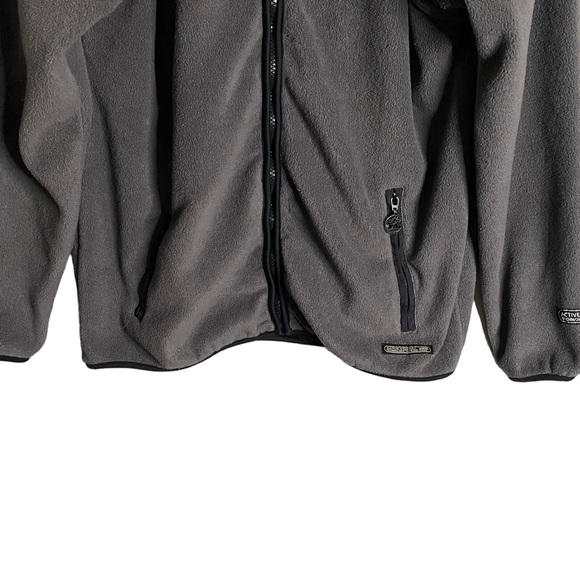 Timberland Performance Men's Gray Fleece Full Zip Jacket - Picture 3 of 11